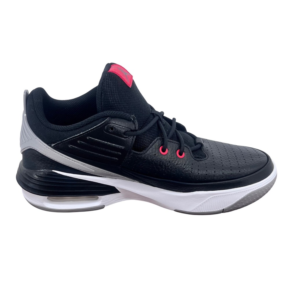 Nike Men's Jordan Max Aura 5 Shoes Size 10.5 Black Cement Red White DZ4353-061‎ - Picture 9 of 11